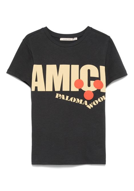 amici t-shirt woman black  PALOMA WOOL | UDB802999
